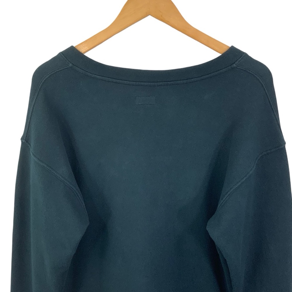 MOTHER The Tie Up Easy Sweatshirt Shoe Lace Top Black Size Large B24 - Picture 6 of 12